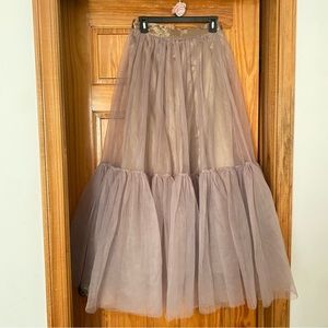 Joyfolie Women's Maxi Skirt in Lavender